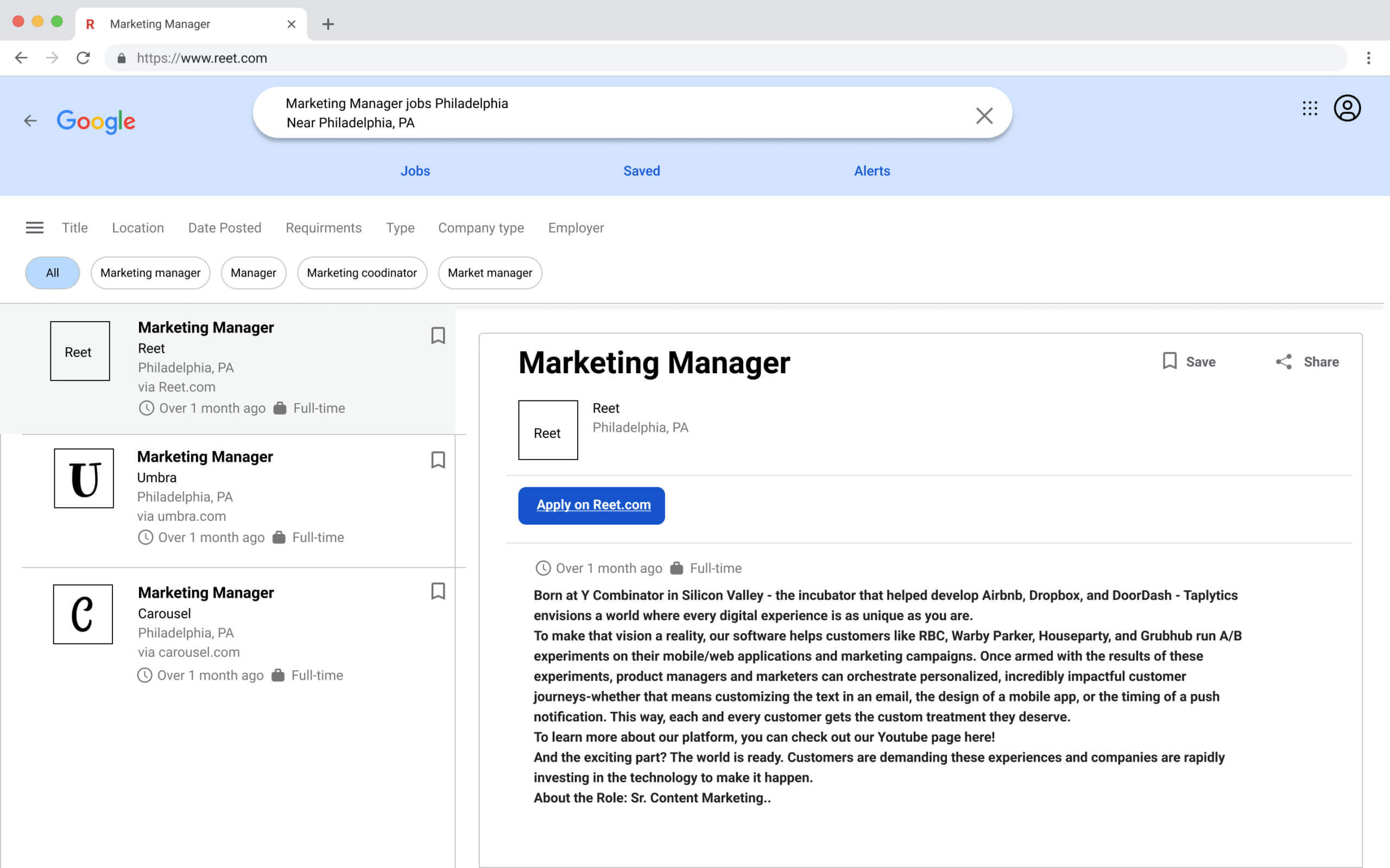 Google-Marketing-Manager-Position-Info-Hover-to-Apply